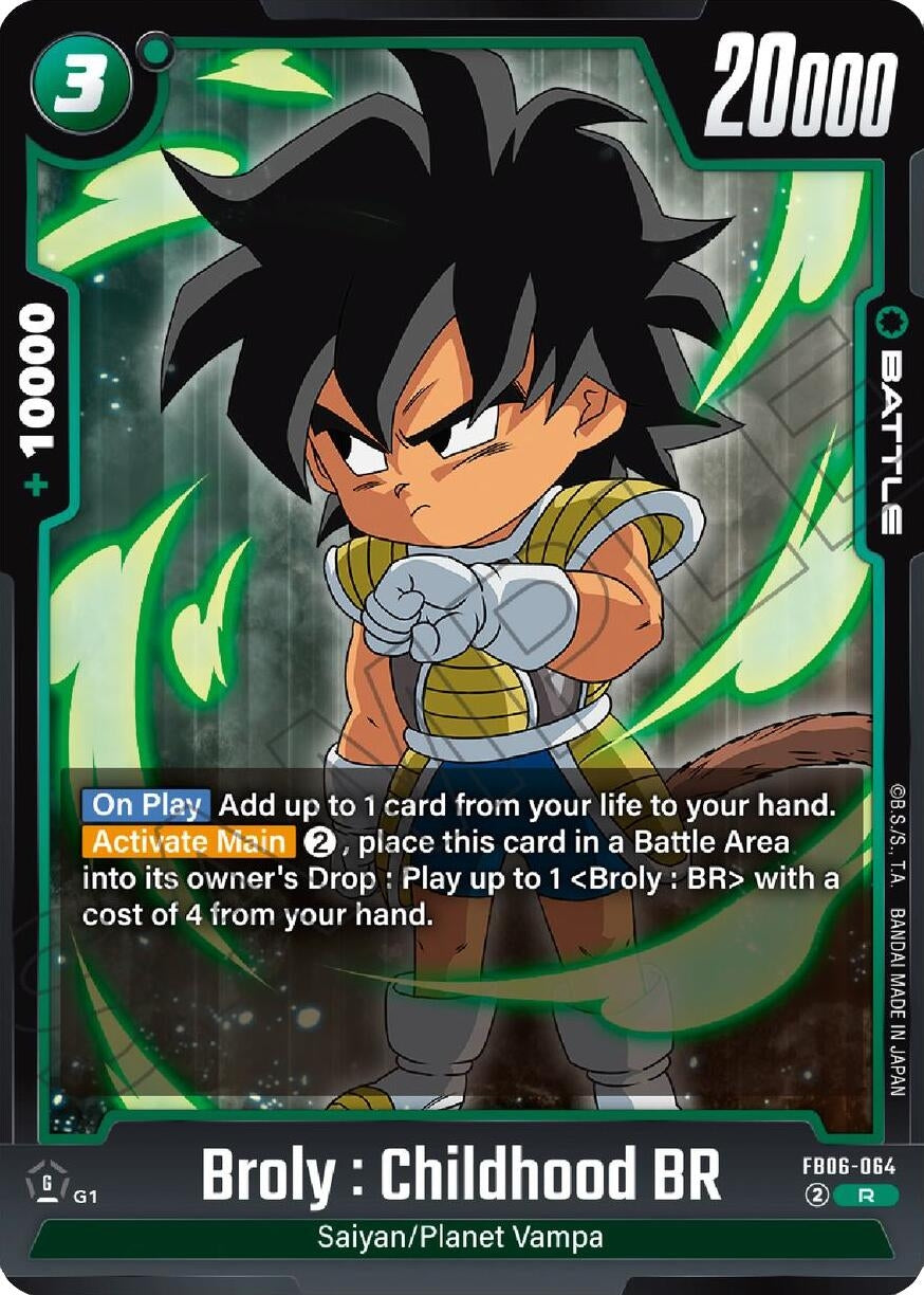 Image for Broly : Childhood BR (FB06-064) (FB06) - Dragon Ball Super: Fusion World