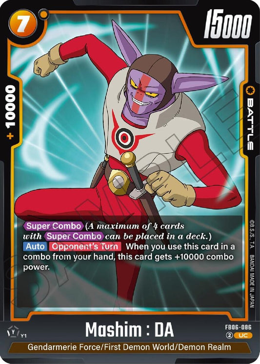 Image for Mashim : DA (FB06-086) (FB06) - Dragon Ball Super: Fusion World
