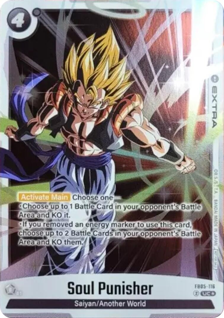 Image for Soul Punisher (Tournament Pack 06) (FB05-116) [Tournament and Championship Promos] - Dragon Ball Super: Fusion World