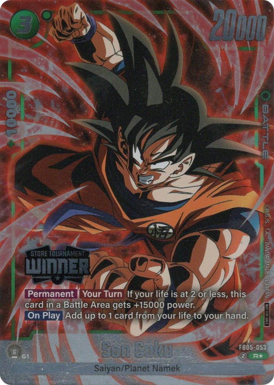 Image for Son Goku - FB05-053 (Tournament Pack -Winner- 06) (FB05-053) [Tournament and Championship Promos] - Dragon Ball Super: Fusion World