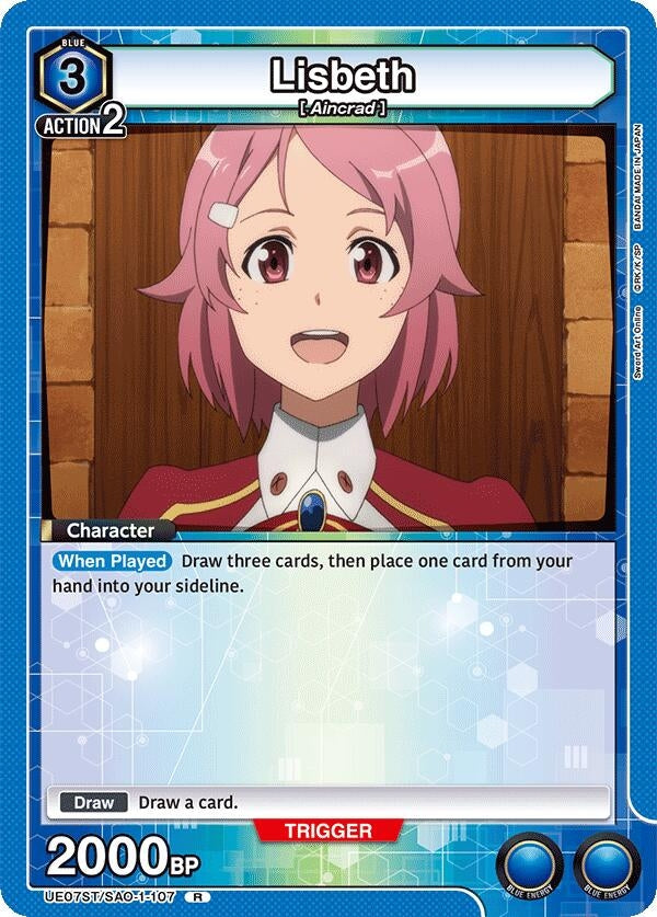 Image for Lisbeth (107) (UE07ST/SAO-1-107) (UE07ST) - Union Arena