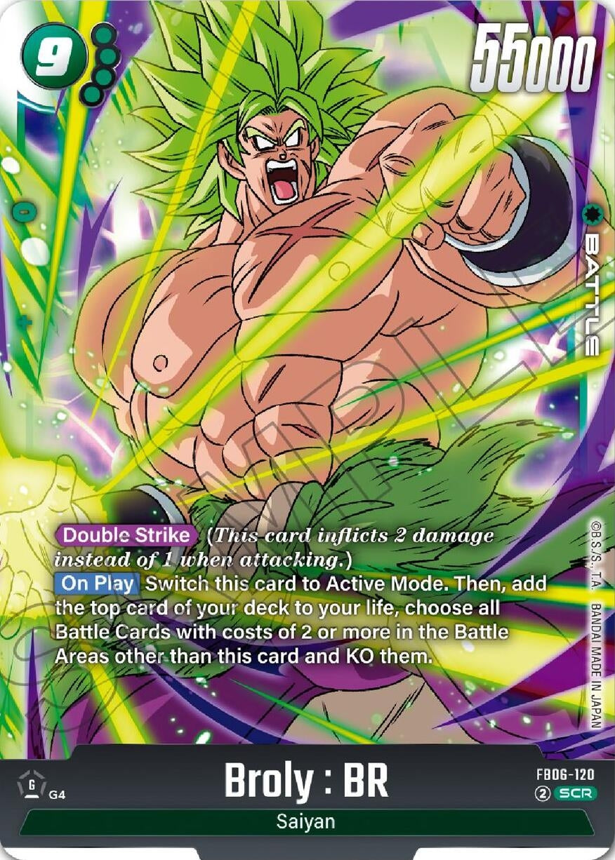 Image for Broly : BR - FB06-120 (FB06-120) (FB06) - Dragon Ball Super: Fusion World