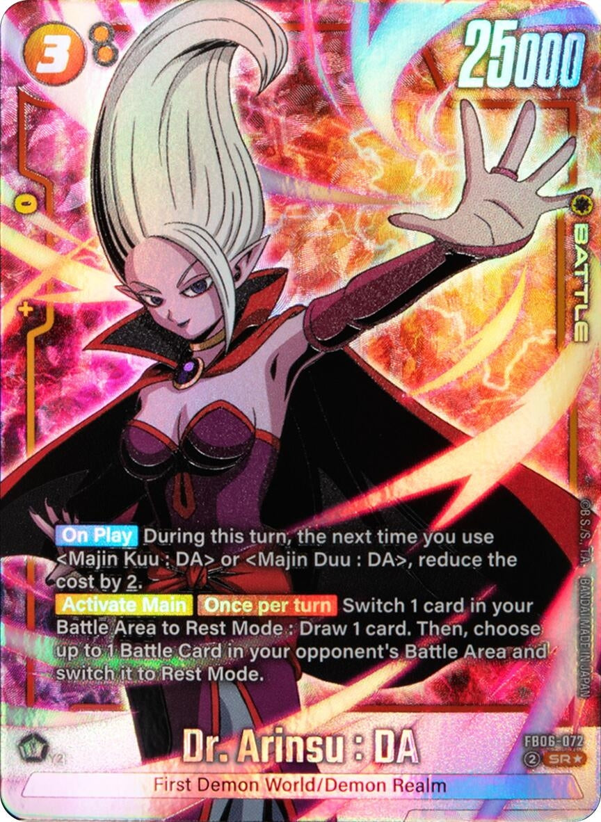 Image for Dr. Arinsu : DA - FB06-072 (Alternate Art) (FB06-072) (FB06) - Dragon Ball Super: Fusion World