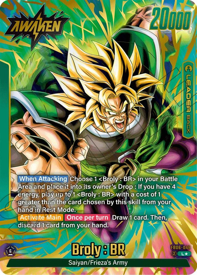 Image for Broly : BR - FB06-048 (Alternate Art) (FB06-048) (FB06) - Dragon Ball Super: Fusion World