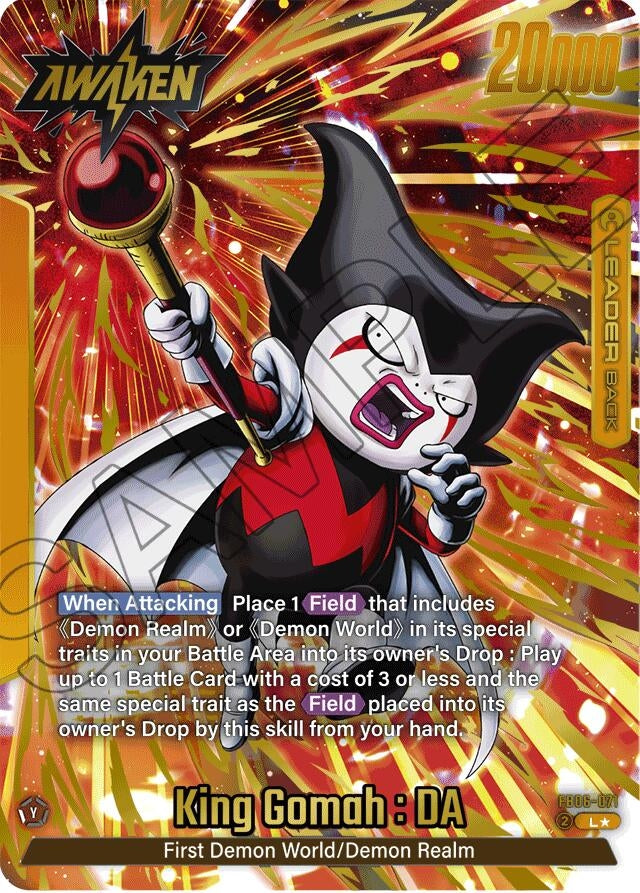 Image for King Gomah : DA - FB06-071 (Alternate Art) (FB06-071) (FB06) - Dragon Ball Super: Fusion World