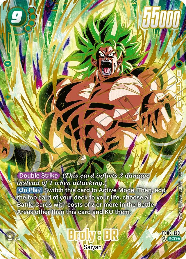 Image for Broly : BR - FB06-120 (Alternate Art) (FB06-120) (FB06) - Dragon Ball Super: Fusion World