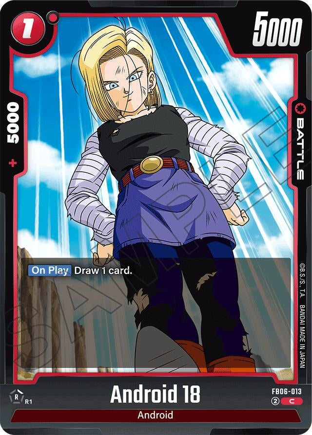 Image for Android 18 - FB06-013 (FB06-013) (FB06) - Dragon Ball Super: Fusion World
