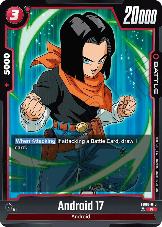 Image for Android 17 - FB06-010 (FB06-010) (FB06) - Dragon Ball Super: Fusion World