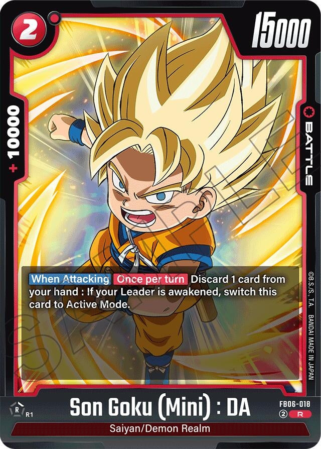 Image for Son Goku (Mini) : DA - FB06-018 (FB06-018) (FB06) - Dragon Ball Super: Fusion World