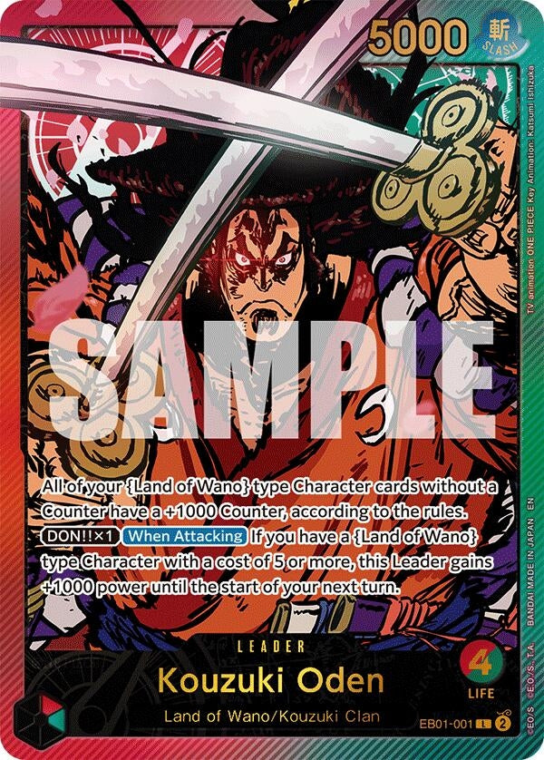 Image for Kouzuki Oden (SPR) (EB01-001) (EB-02) - One Piece Card Game
