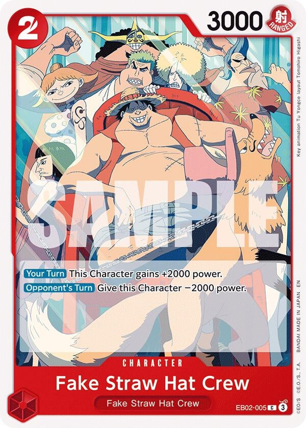 Image for Fake Straw Hat Crew (EB02-005) (EB-02) - One Piece Card Game