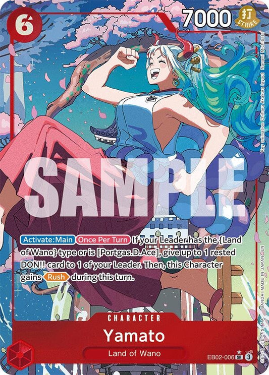 Image for Yamato (Alternate Art) (EB02-006) (EB-02) - One Piece Card Game