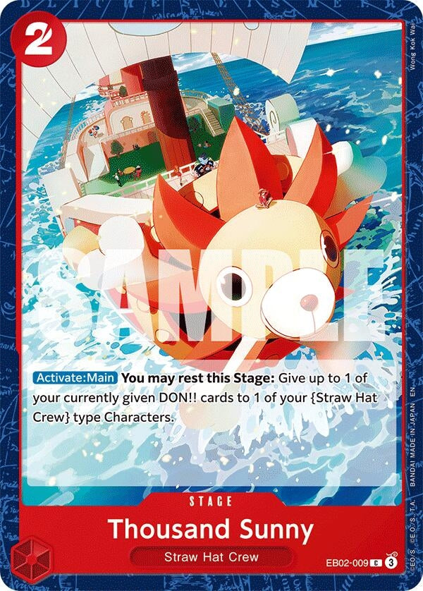 Image for Thousand Sunny (EB02-009) (EB-02) - One Piece Card Game
