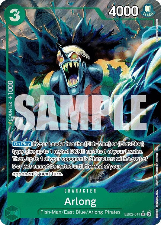 Image for Arlong (Alternate Art) (EB02-011) (EB-02) - One Piece Card Game