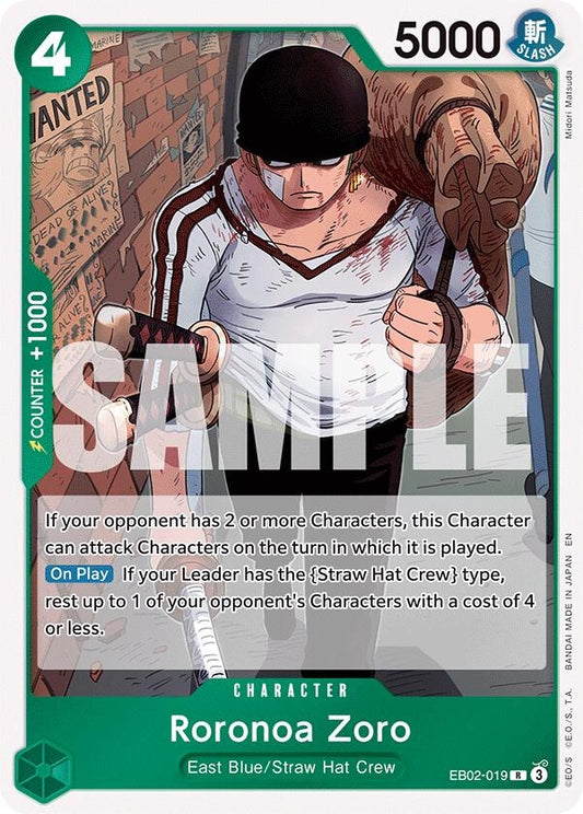 Image for Roronoa Zoro (EB02-019) (EB-02) - One Piece Card Game