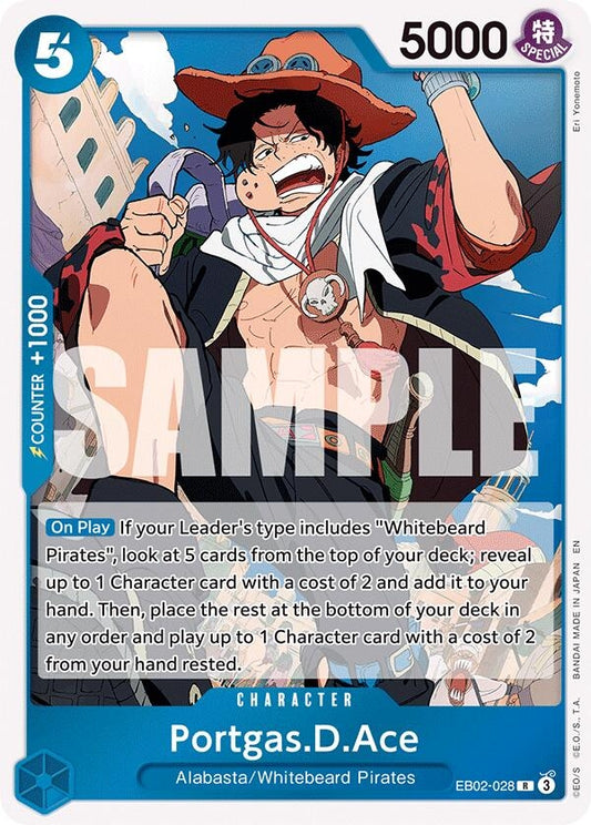 Image for Portgas.D.Ace (EB02-028) (EB-02) - One Piece Card Game