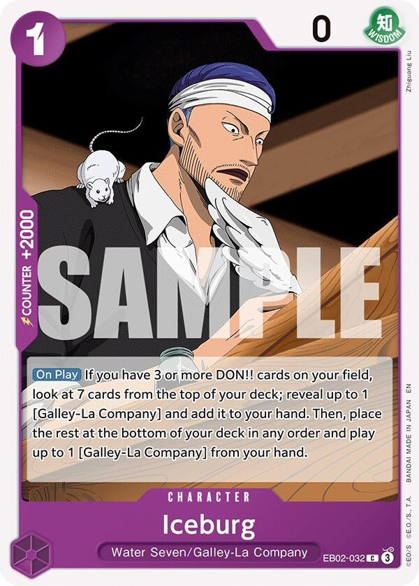 Image for Iceburg (EB02-032) (EB-02) - One Piece Card Game
