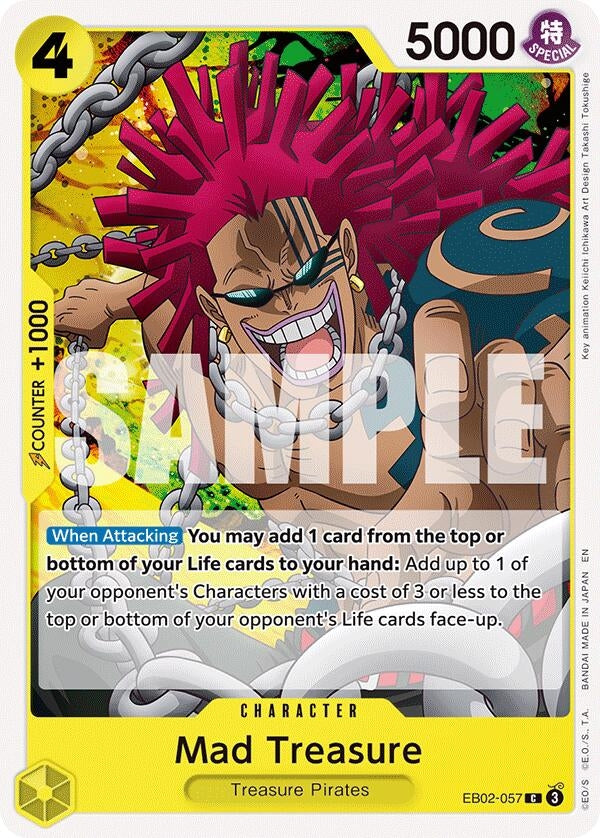 Image for Mad Treasure (EB02-057) (EB-02) - One Piece Card Game