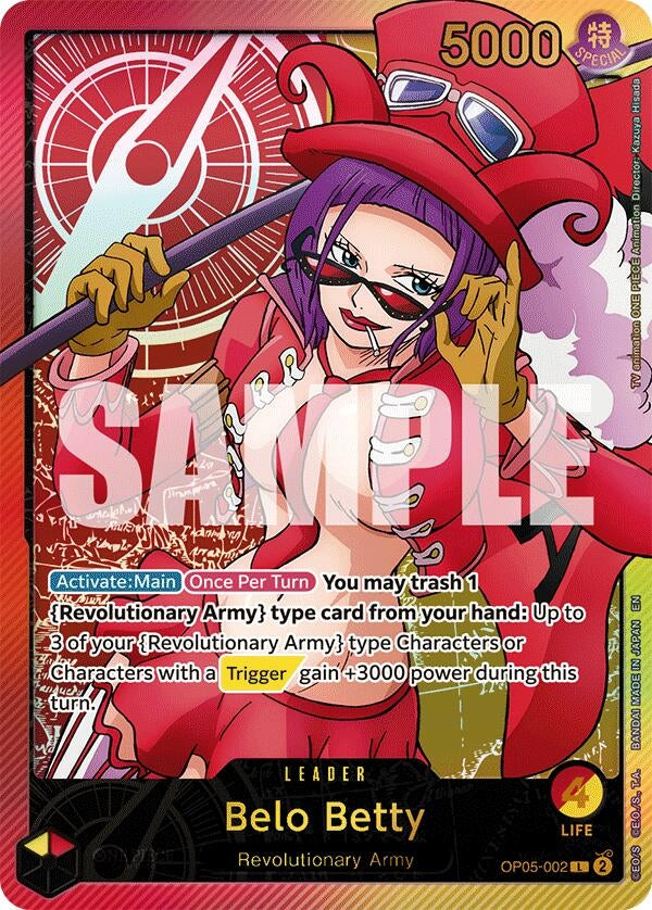 Image for Belo Betty (SPR) (OP05-002) (EB-02) - One Piece Card Game