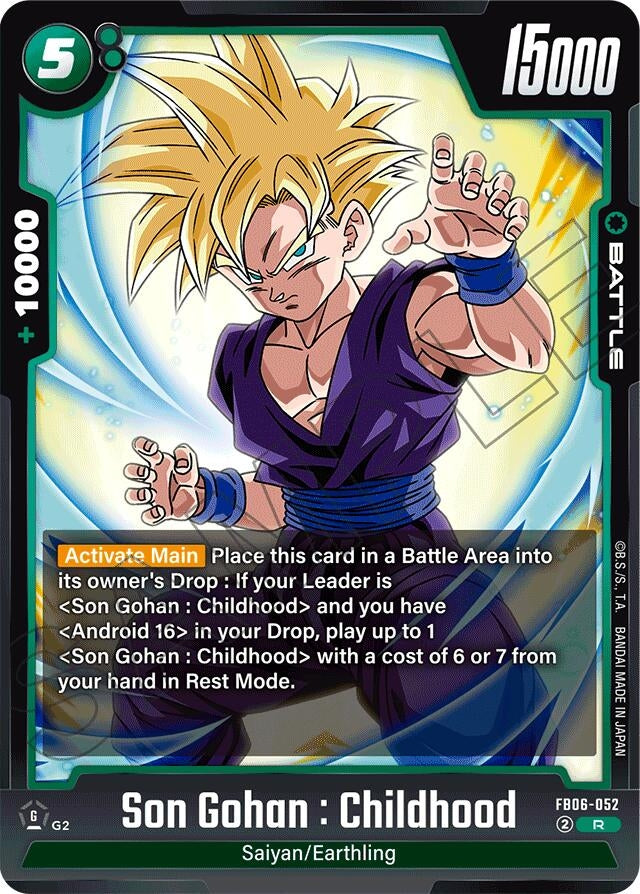 Image for Son Gohan : Childhood (FB06-052) (FB06) - Dragon Ball Super: Fusion World
