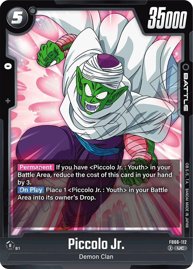 Image for Piccolo Jr. - FB06-112 (FB06-112) (FB06) - Dragon Ball Super: Fusion World