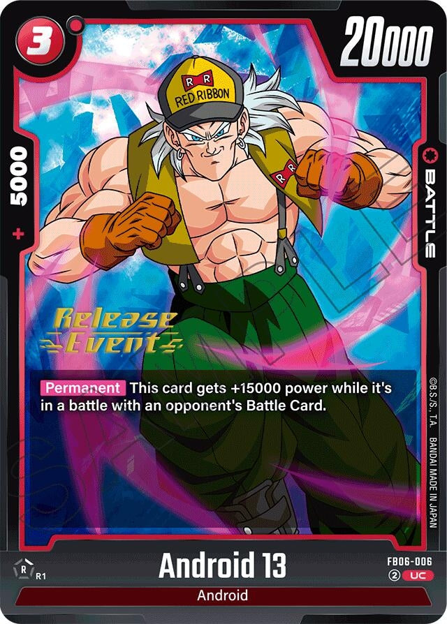 Image for Android 13 (FB06-006) [Rivals Clash Release Event Cards] - Dragon Ball Super: Fusion World