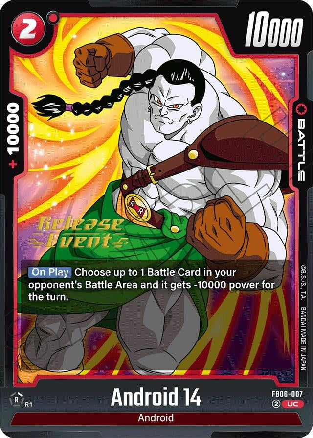 Image for Android 14 (FB06-007) [Rivals Clash Release Event Cards] - Dragon Ball Super: Fusion World