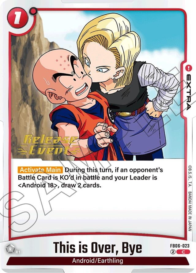 Image for This is Over, Bye (FB06-023) [Rivals Clash Release Event Cards] - Dragon Ball Super: Fusion World