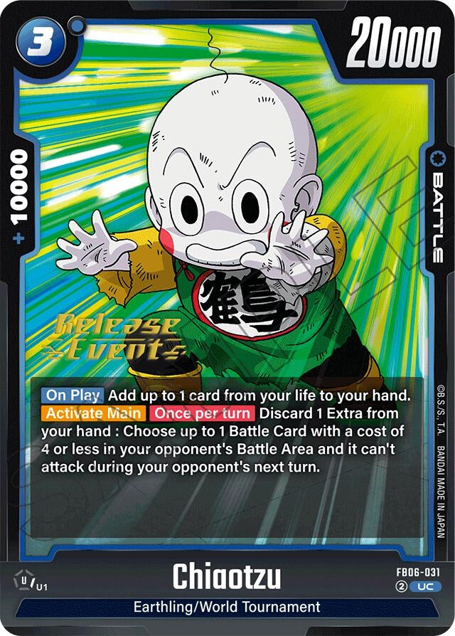 Image for Chiaotzu (FB06-031) [Rivals Clash Release Event Cards] - Dragon Ball Super: Fusion World