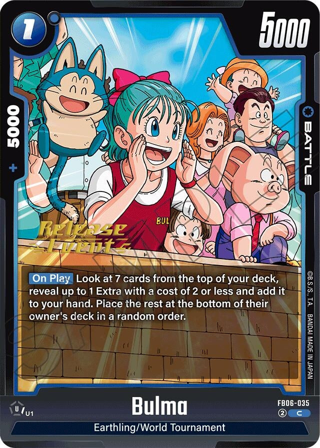 Image for Bulma (FB06-035) [Rivals Clash Release Event Cards] - Dragon Ball Super: Fusion World