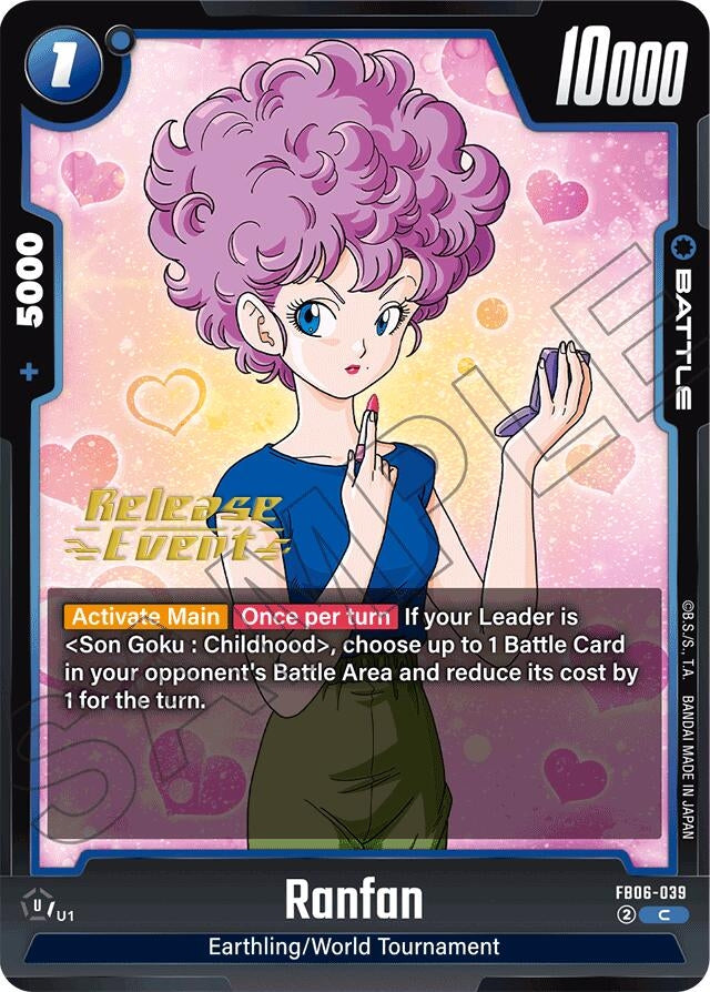 Image for Ranfan (FB06-039) [Rivals Clash Release Event Cards] - Dragon Ball Super: Fusion World
