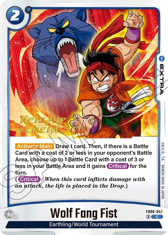 Image for Wolf Fang Fist (FB06-047) [Rivals Clash Release Event Cards] - Dragon Ball Super: Fusion World