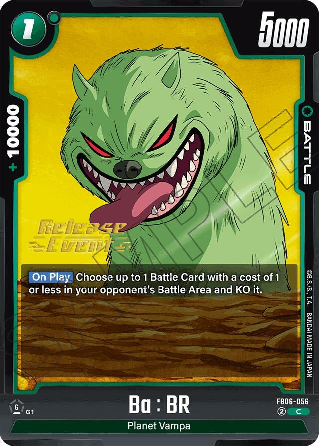 Image for Ba : BR (FB06-056) [Rivals Clash Release Event Cards] - Dragon Ball Super: Fusion World