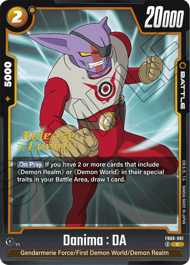Image for Danima : DA (FB06-081) [Rivals Clash Release Event Cards] - Dragon Ball Super: Fusion World