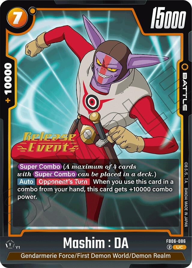 Image for Mashim : DA (FB06-086) [Rivals Clash Release Event Cards] - Dragon Ball Super: Fusion World