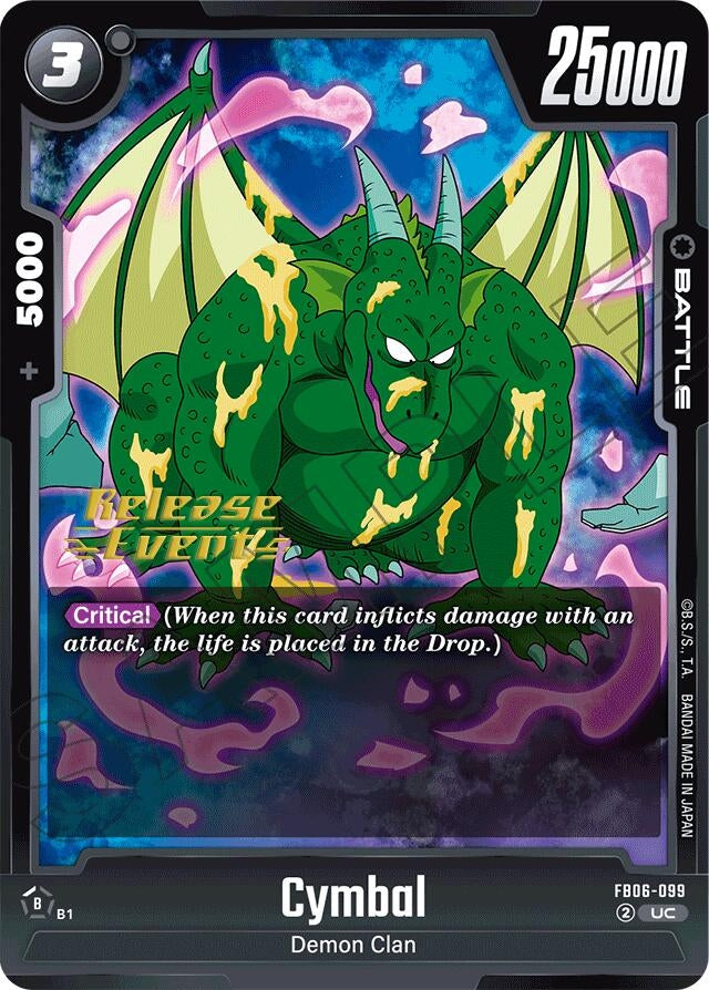 Image for Cymbal - FB06-099 (FB06-099) [Rivals Clash Release Event Cards] - Dragon Ball Super: Fusion World