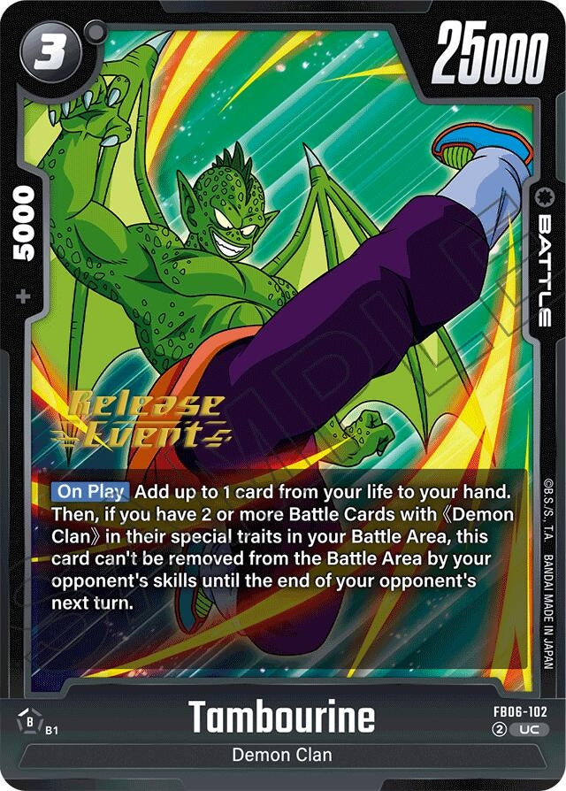 Image for Tambourine - FB06-102 (FB06-102) [Rivals Clash Release Event Cards] - Dragon Ball Super: Fusion World