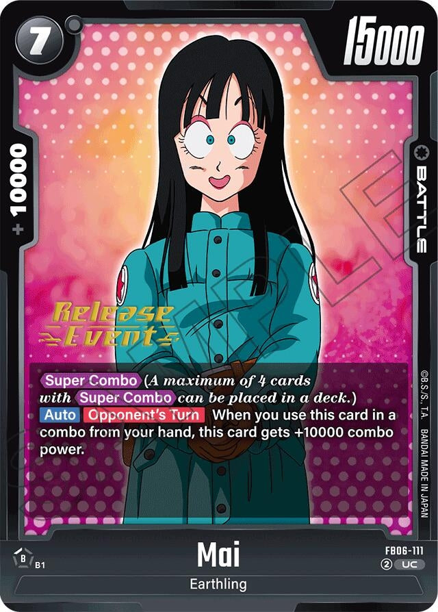 Image for Mai (FB06-111) [Rivals Clash Release Event Cards] - Dragon Ball Super: Fusion World