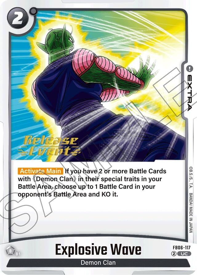 Image for Explosive Wave (FB06-117) [Rivals Clash Release Event Cards] - Dragon Ball Super: Fusion World