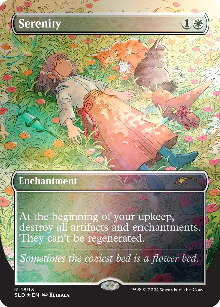 Image for Serenity (Rainbow Foil) (1893) - Magic: The Gathering