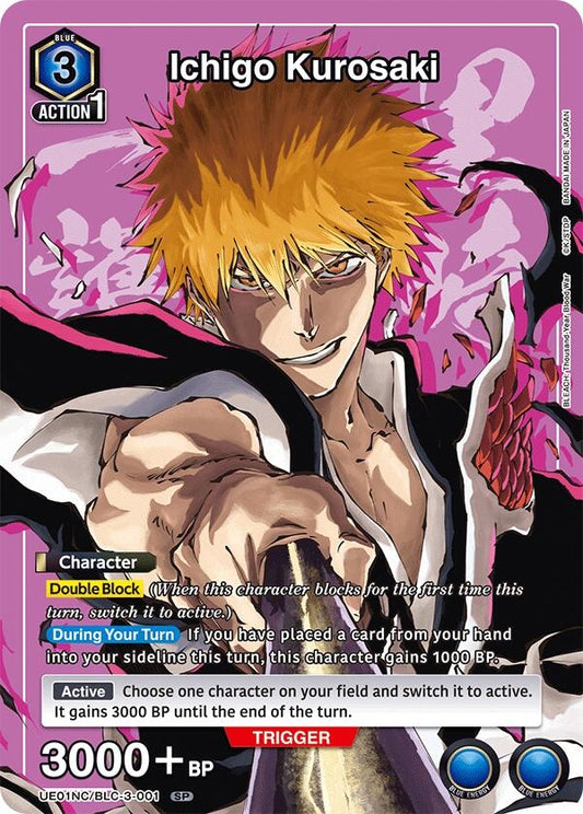 Image for Ichigo Kurosaki (UE01NC/BLC-3-001) - Union Arena