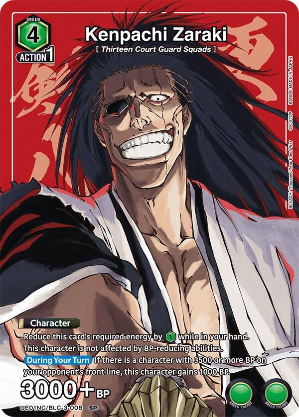 Image for Kenpachi Zaraki (UE01NC/BLC-3-008) - Union Arena