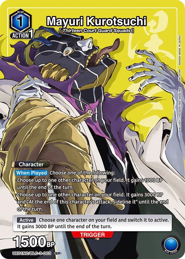 Image for Mayuri Kurotsuchi (UE01NC/BLC-3-003) - Union Arena