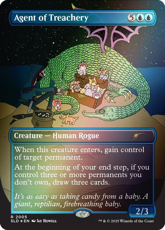 Agent of Treachery (Rainbow Foil) (2005) (Secret Lair Drop Series)