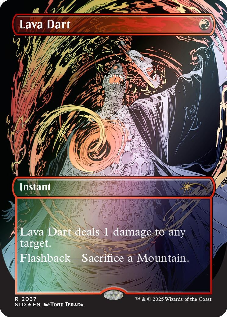 Image for Lava Dart (Rainbow Foil) (2037) - Magic: The Gathering