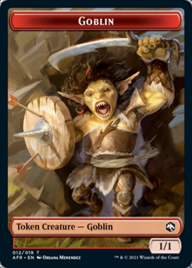 Dungeon of the Mad Mage // Goblin Double-Sided Token [Dungeons & Dragons: Adventures in the Forgotten Realms Tokens] | Red Riot Games CA