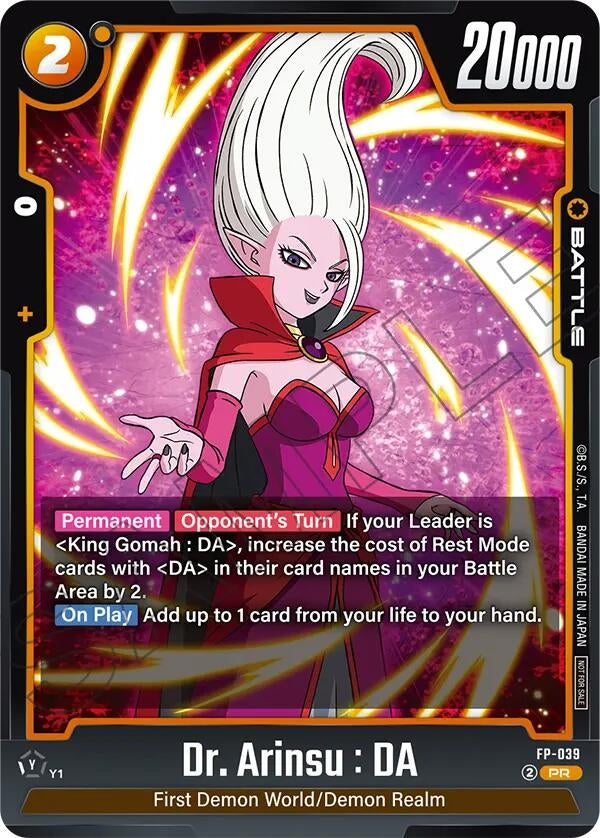 Image for Dr. Arinsu : DA - FP-039 (FP-039) [Rivals Clash Release Event Cards] - Dragon Ball Super: Fusion World