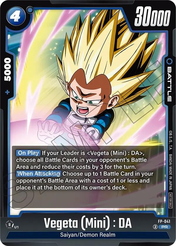 Image for Vegeta (Mini) - FP-041 (FP-041) [Rivals Clash Release Event Cards] - Dragon Ball Super: Fusion World