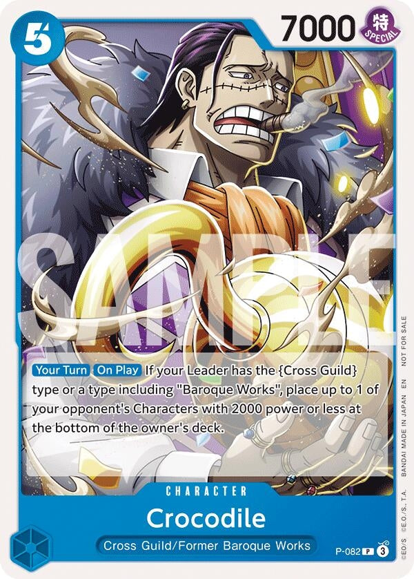 Image for Crocodile (Store 2-on-2 Battle 2025) (P-082) (One Piece Promotion Cards) - One Piece Card Game