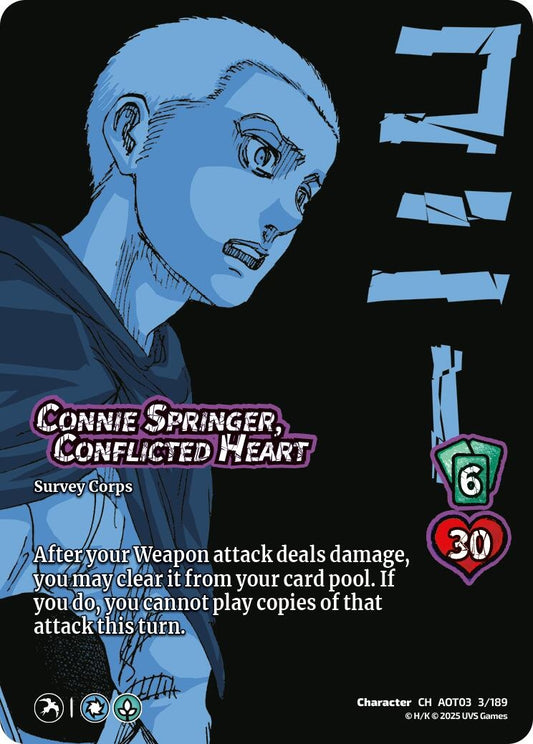 Image for Connie Springer, Conflicted Heart (3/189) (AOT03) - UniVersus
